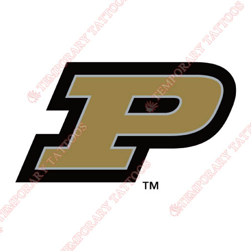 Purdue Boilermakers Customize Temporary Tattoos Stickers NO.5942